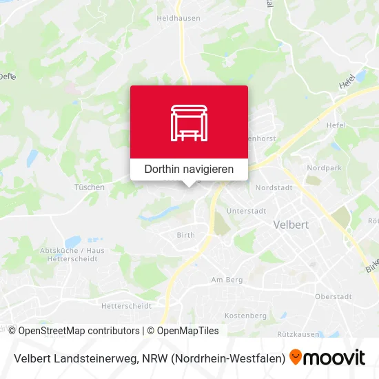 Velbert Landsteinerweg Karte