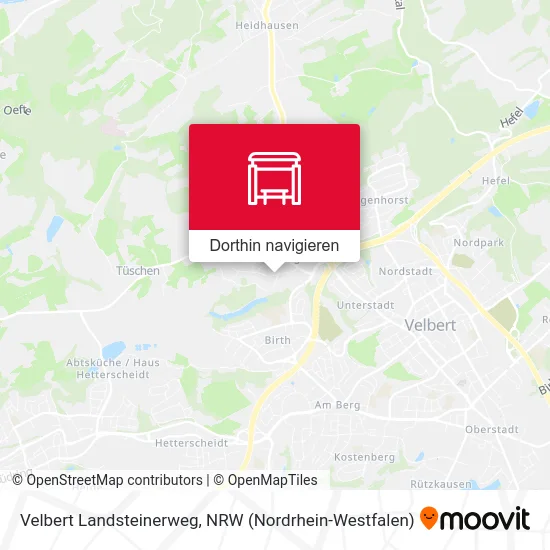 Velbert Landsteinerweg Karte