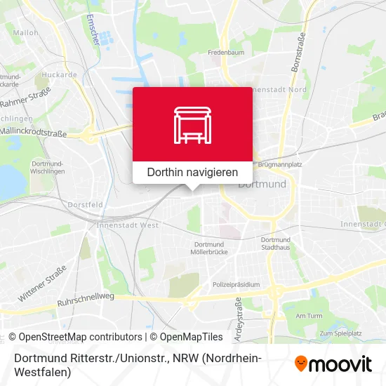 Dortmund Ritterstr./Unionstr. Karte