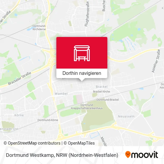 Dortmund Westkamp Karte