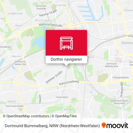 Dortmund Bummelberg Karte