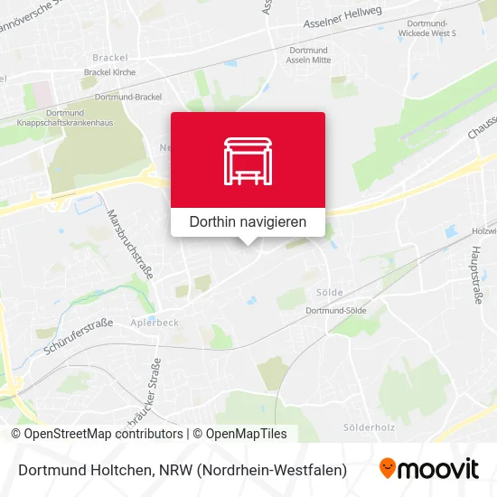 Dortmund Holtchen Karte