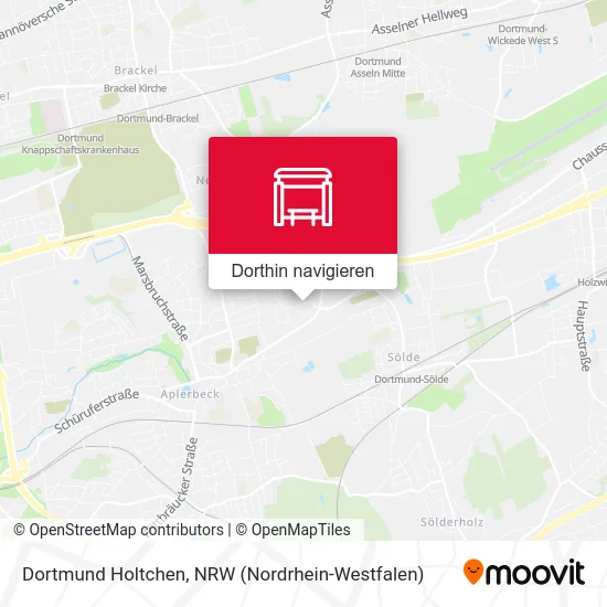Dortmund Holtchen Karte