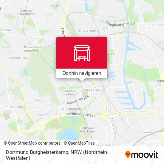 Dortmund Burgheisterkamp Karte