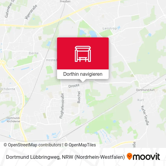 Dortmund Lübbringweg Karte
