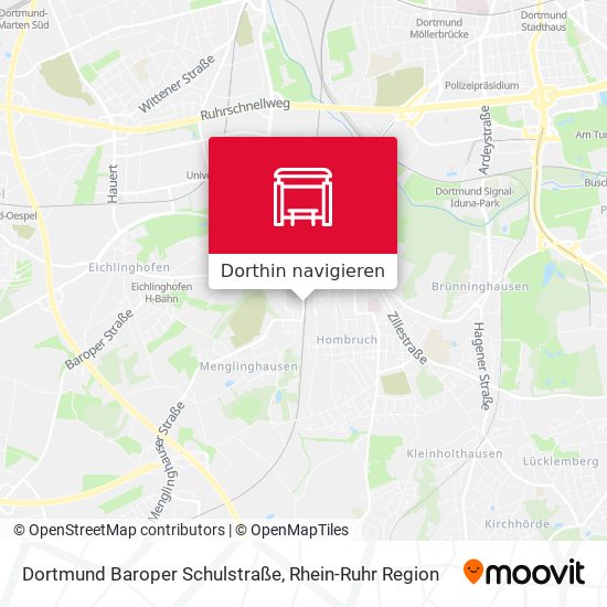 Dortmund Baroper Schulstraße Karte