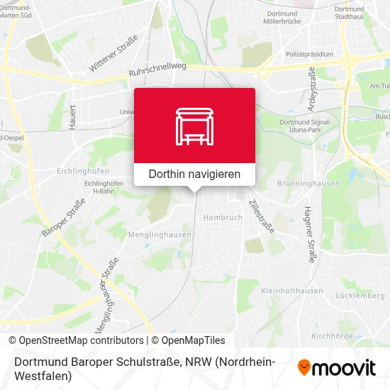 Dortmund Baroper Schulstraße Karte