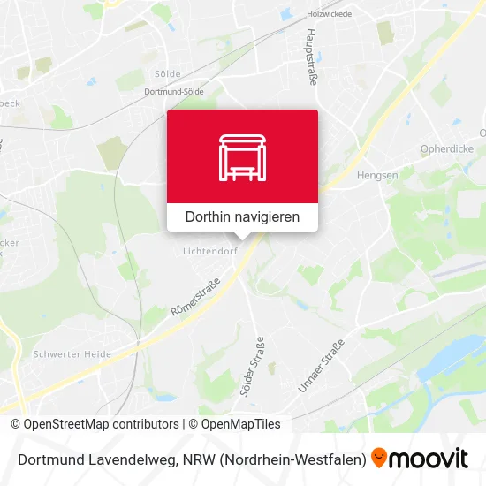 Dortmund Lavendelweg Karte