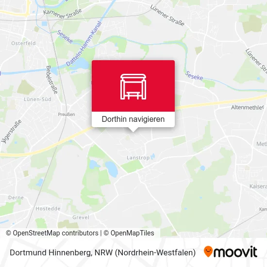 Dortmund Hinnenberg Karte