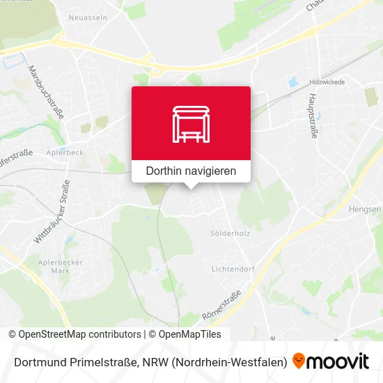 Dortmund Primelstraße Karte