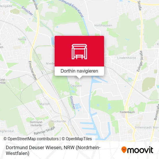 Dortmund Deuser Wiesen Karte