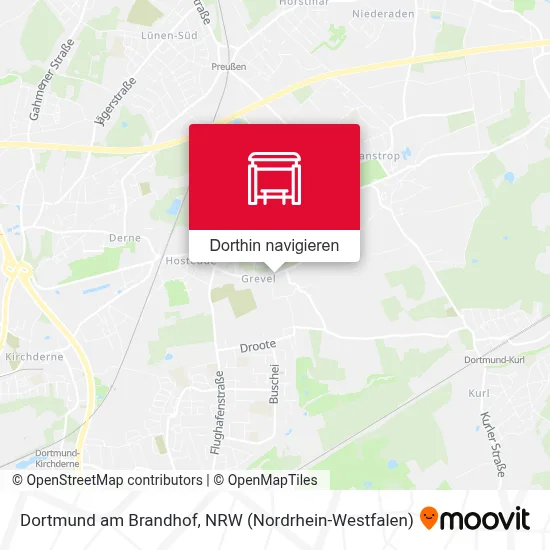 Dortmund am Brandhof Karte