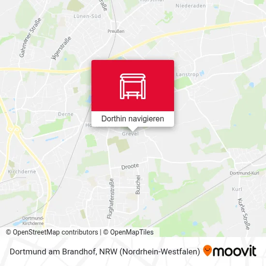 Dortmund am Brandhof Karte