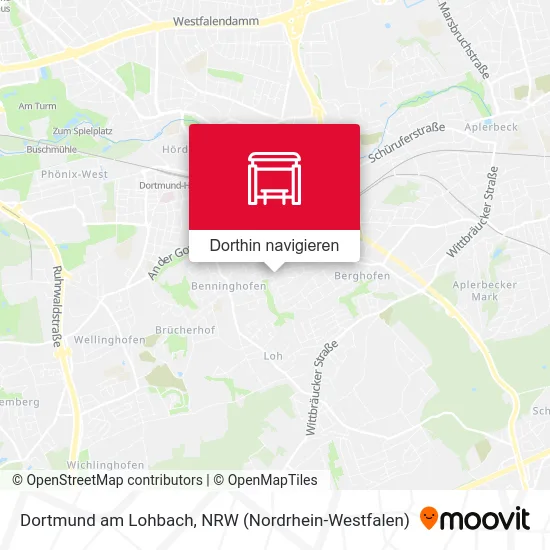 Dortmund am Lohbach Karte