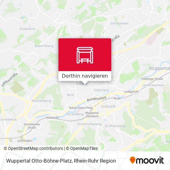 Wuppertal Otto-Böhne-Platz Karte