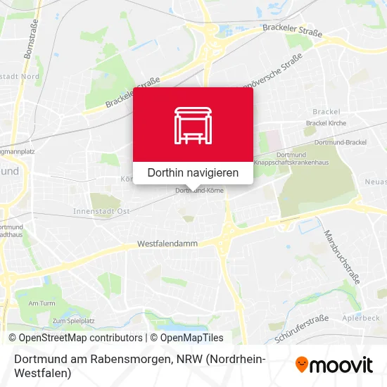 Dortmund am Rabensmorgen Karte