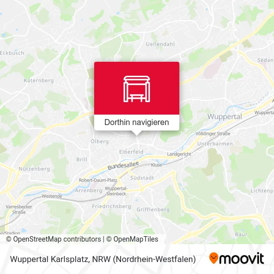 Wuppertal Karlsplatz Karte