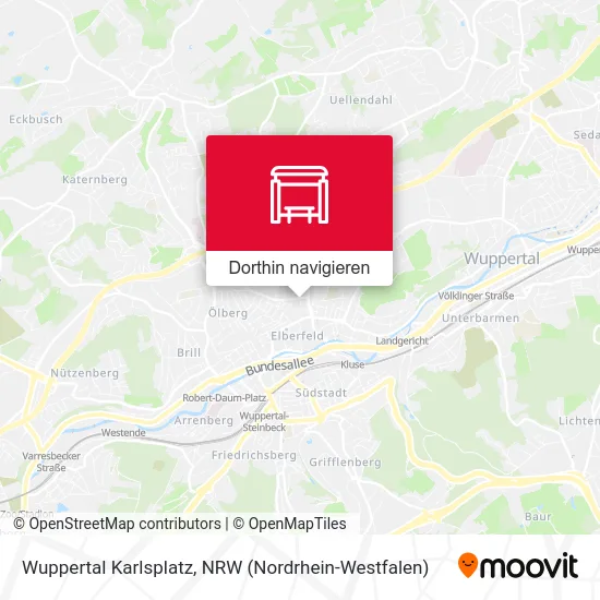 Wuppertal Karlsplatz Karte
