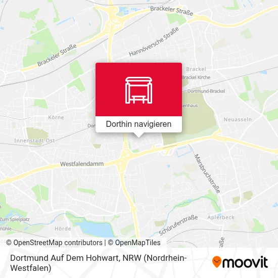 Dortmund Auf Dem Hohwart Karte