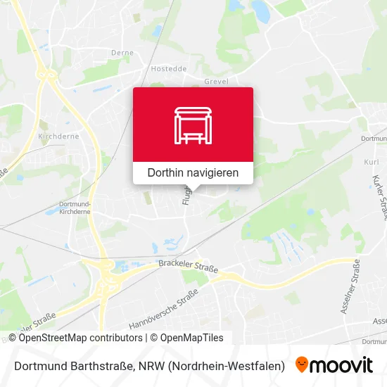 Dortmund Barthstraße Karte
