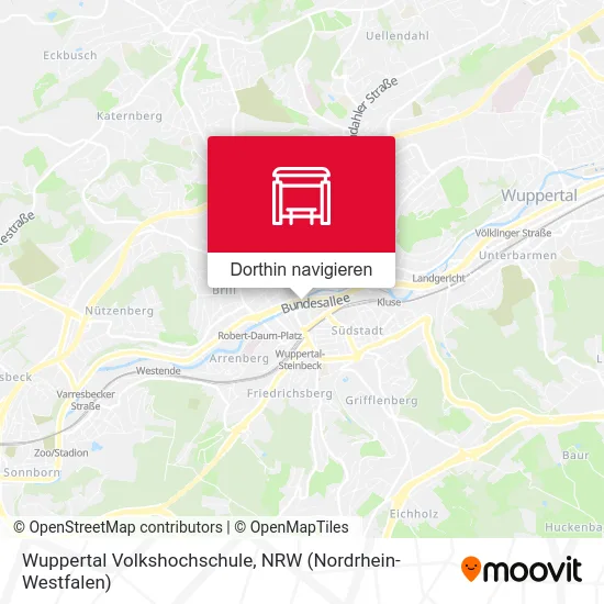 Wuppertal Volkshochschule Karte