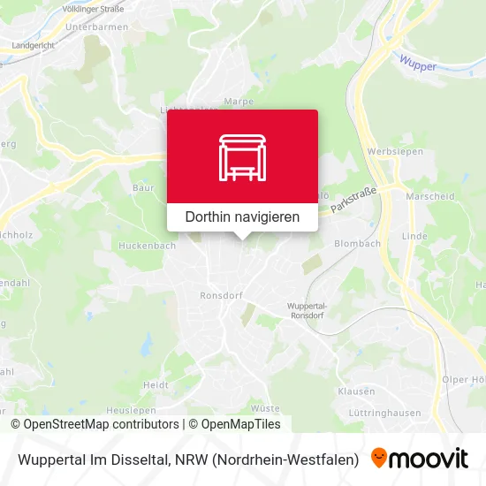 Wuppertal Im Disseltal Karte
