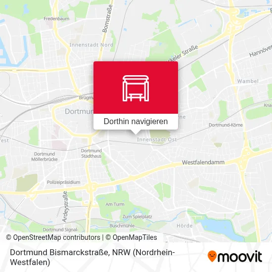 Dortmund Bismarckstraße Karte