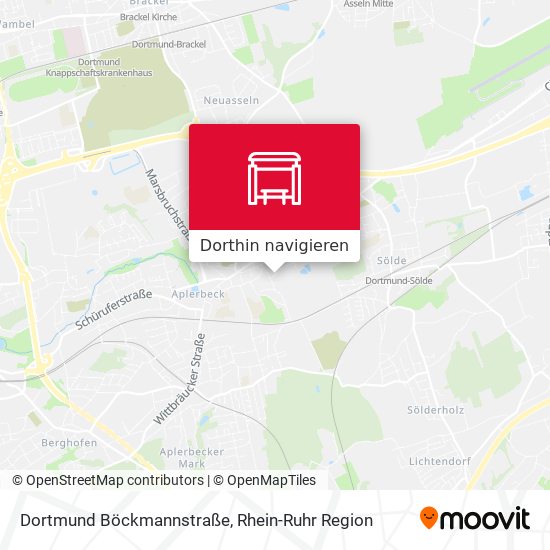 Dortmund Böckmannstraße Karte