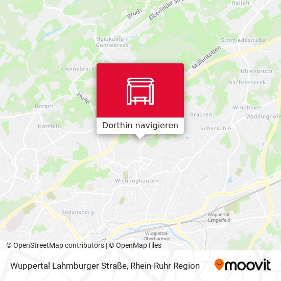 Wuppertal Lahmburger Straße Karte