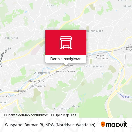 Wuppertal Barmen Bf Karte