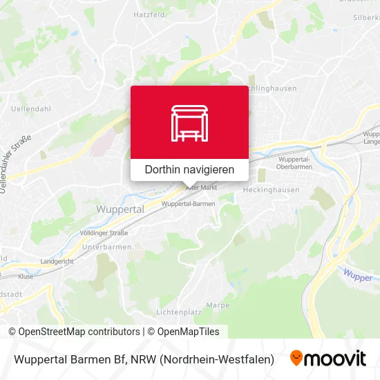 Wuppertal Barmen Bf Karte