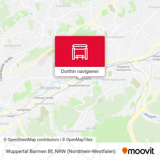 Wuppertal Barmen Bf Karte