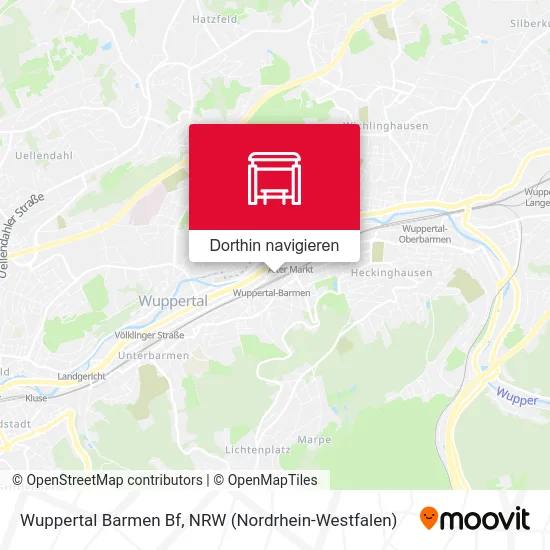 Wuppertal Barmen Bf Karte
