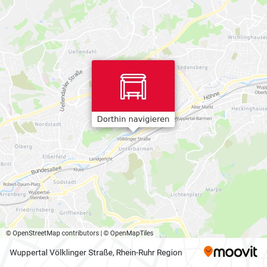 Wuppertal Völklinger Straße Karte