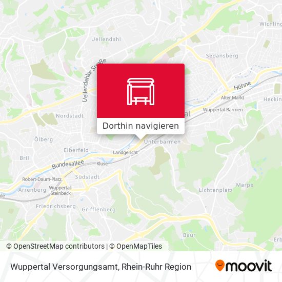 Wuppertal Versorgungsamt Karte