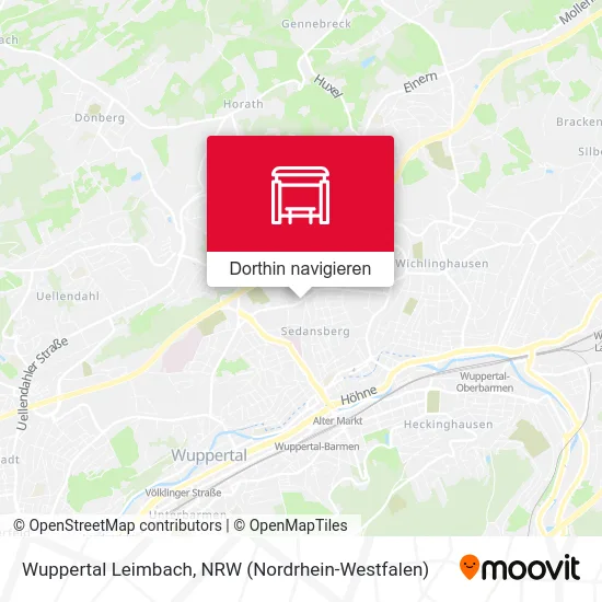 Wuppertal Leimbach Karte