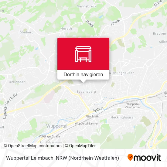 Wuppertal Leimbach Karte
