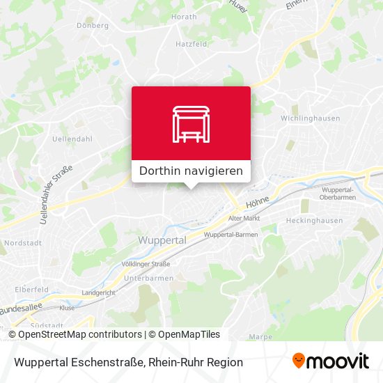 Wuppertal Eschenstraße Karte