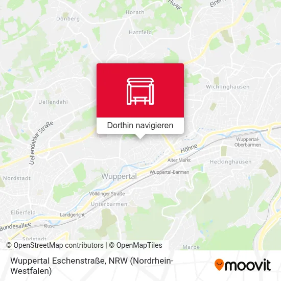 Wuppertal Eschenstraße Karte
