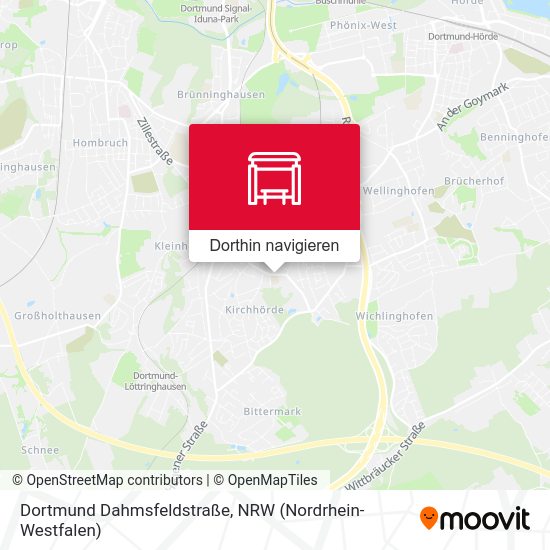 Dortmund Dahmsfeldstraße Karte