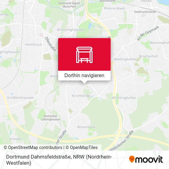 Dortmund Dahmsfeldstraße Karte