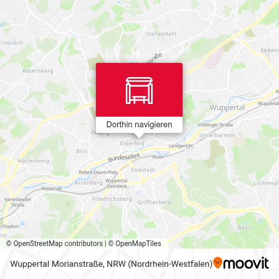 Wuppertal Morianstraße Karte