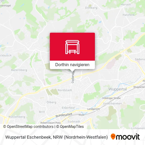 Wuppertal Eschenbeek Karte