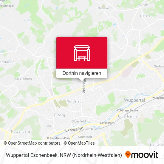 Wuppertal Eschenbeek Karte