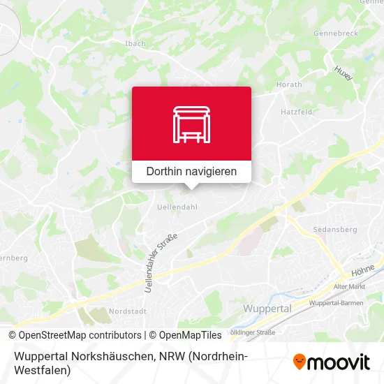 Wuppertal Norkshäuschen Karte