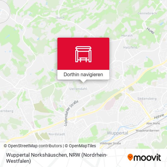 Wuppertal Norkshäuschen Karte