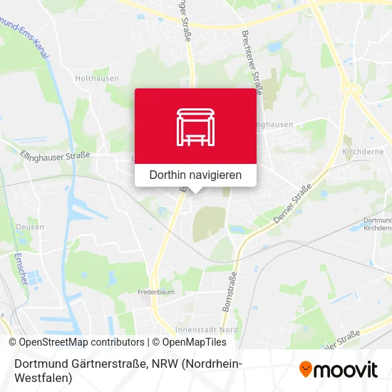 Dortmund Gärtnerstraße Karte