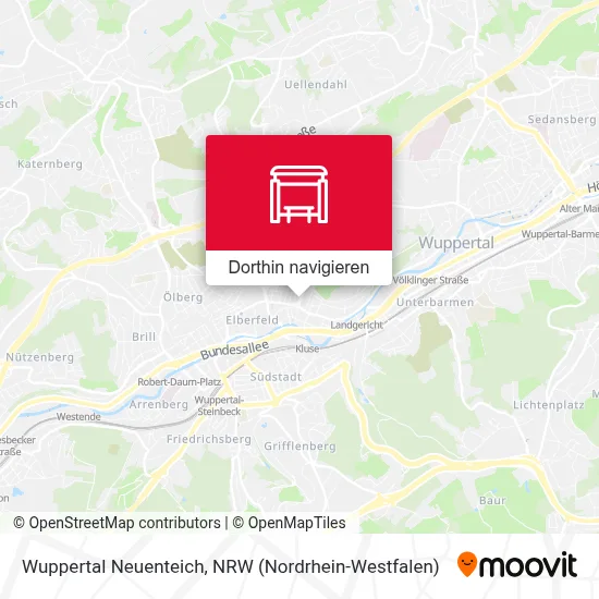 Wuppertal Neuenteich Karte