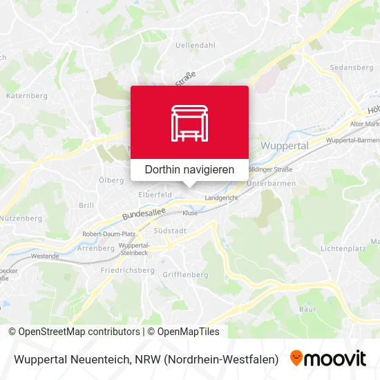 Wuppertal Neuenteich Karte