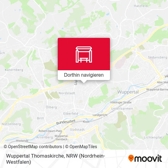 Wuppertal Thomaskirche Karte